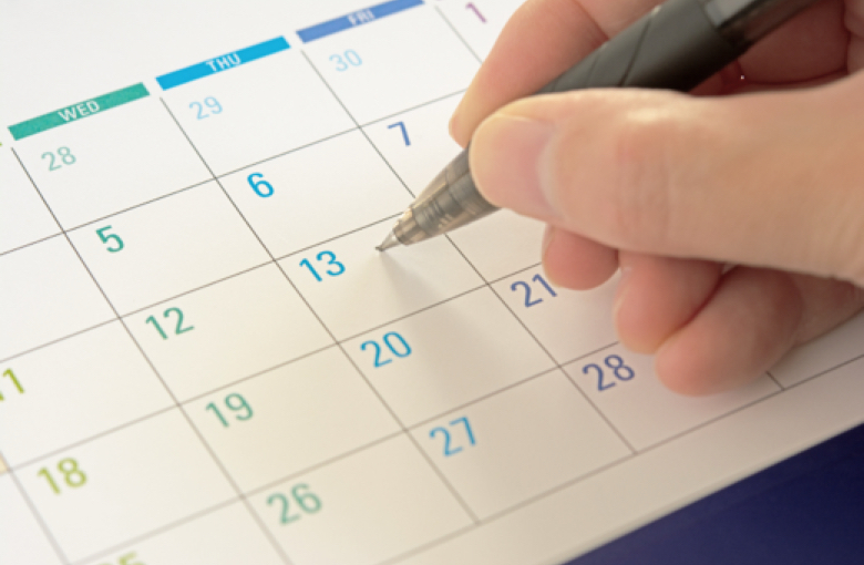 オペレーターと予定を調整